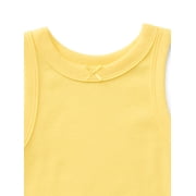 Wonder Nation Toddler Girls Ribbed Tank Top, 2-Pack, Sizes 18M-5T