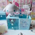 thumbnail image 4 of Anime desktop Cinnamoroll desk supplies container pen holder for desk cute pen cup pot makeup brush holder mini box, 4 of 5