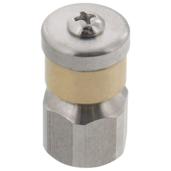 Erie Tools Rotating 1/4" Sewer Jetter Nozzle for Drain Cleaning 7.0 Orifice