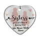 thumbnail image 1 of XWSHYW Decoraciones para El Hogar Regalos de Simpatía con Un Corazón de Amistad Un Corazón Cálido para Las Hermanas Amigas, 1 of 2