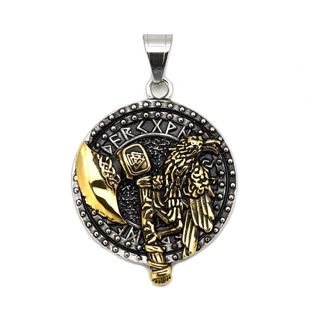 Jumpingount Colgante Golden Charm Colgantes Cool Fashion Exquisita cadena Accesorios de larga duración para Mujeres Hombres Ocio Casual Accesorios de disfraces Jumpingount AP016600-00