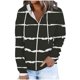 thumbnail image 2 of Sudadera con capucha de manga larga para mujer, informal, con capucha, para exteriores y chaquetas, a la moda, con estampado, de manga larga, con bolsillos, 2 of 7