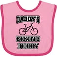 thumbnail image 3 of Inktastic Daddys Biking Buddy Boys or Girls Baby Bib, 3 of 4