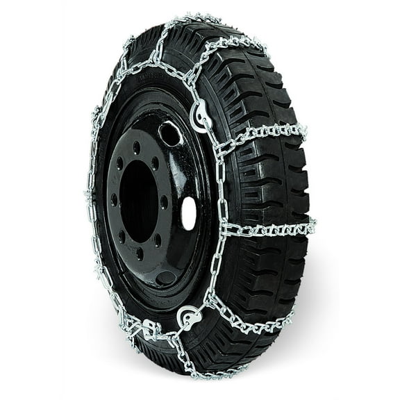 Grizzlar GSL-2849CAM Alloy Truck Ladder Twist Link Tire Chains 10.00-22, 11-24.5