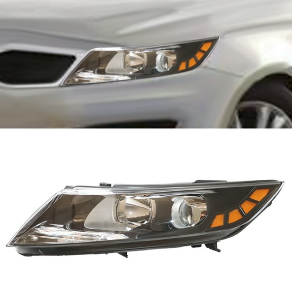 12V Headlight Headlamp Assembly Direct Replacement For Kia Optima 2011 2012 2013 Left Driver Side LH