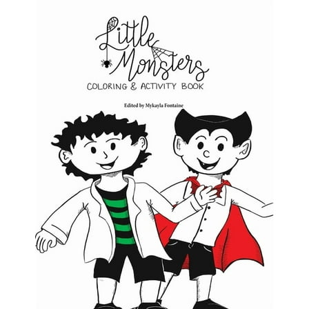 Little Monsters Coloring & Activity Book, (Paperback)
