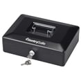 thumbnail image 2 of SentrySafe CB10 Steel Cash Box with Key Lock, 3.3 in x 9.8 in x 7.4 in, Black, 2 of 6