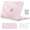 Crystal Blush, variant on MOSISO Compatible with MacBook Neo Case 13 inch 2026 Release Model A3404 with A18 Pro Chip, 4 in 1 Kit Precision Fit Crack & Scratch Resistant Protective Hard Shell Case Cover