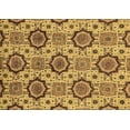thumbnail image 1 of Ahgly Company Indoor Rectangle Abstract Brown Modern Area Rugs, 5' x 8', 1 of 4