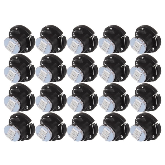 cciyu 20 Pack T5/T4.7 Neo Wedge 3 LED Green Instrument Dash A/C Light Bulbs