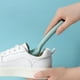 thumbnail image 1 of Cepillo para zapatos Lisbinx de cerdas suaves con mango de 45 cm, antirayaduras para cuero y gamuza, diseño impermeable para baño, 1 of 7