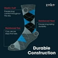 thumbnail image 4 of ZEKE Mens Cotton Dress Socks - 12 Pack Funky Colorful Crew Socks - Fashion Patterned Fun Striped Argyle, 4 of 8
