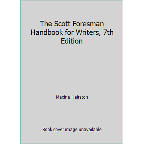 Pre-Owned The Scott Foresman Handbook for Writers, 7th Edition (Hardcover) 0131117165 9780131117167