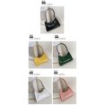 thumbnail image 6 of SAYOO Ladies small shoulder bag solid color classic crocodile pattern clutch, 6 of 7