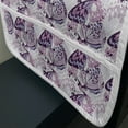 thumbnail image 3 of Butterfly Microwave Oven Cover, Exotic Wings Pattern Abstract Pattern in Pink and Purple Shades, Water Resistant Organizer with Pockets for Kitchen, 36" x 12", Pale Pink Lavender, by Ambesonne, 3 of 4