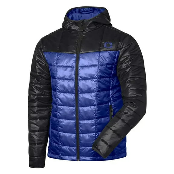 Polaris Mens Roseau Packable Puffer Jacket Blue/Black 286531712
