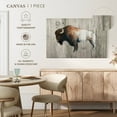 thumbnail image 5 of Elephant Stock Colorful Bison On Wood Wall Art - Horizontal Canvas Wall Art - Living Room Wall Decor - Animal Canvas - Brown And Gray Decor By Avery Tillmon - 12" x 8", 5 of 8