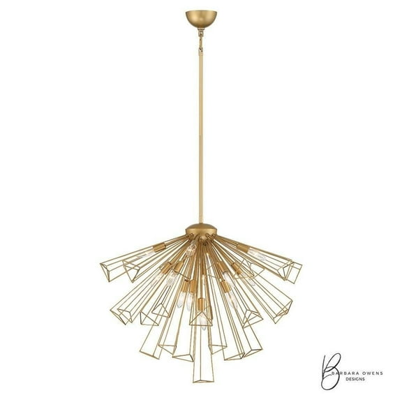 13 Light Chandelier in Comtemporary and Modern Style-23.5 inches Tall and 30 inches Wide-Gold Finish Bailey Street Home 79-Bel-4636006
