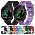 thumbnail image 3 of For Garmin Approach S40 20mm Silicone Twill Watch Band, 3 of 4
