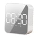 thumbnail image 2 of Reloj digital inteligente multifuncional con pantalla grande, reloj electrónico silencioso para dormir, reloj con alimentación por batería y enchufe, Z10, blanco de luz de luna, 2 of 8