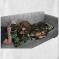 thumbnail image 6 of Harvest Soft Flannel Fleece Blanket, Vegetables on Wooden Table Healthy Options Organic Food Herbs and Spices Seasonal, Cozy Plush for Indoor and Outdoor Use, 50" x 70", Brown Green, by Ambesonne, 6 of 6