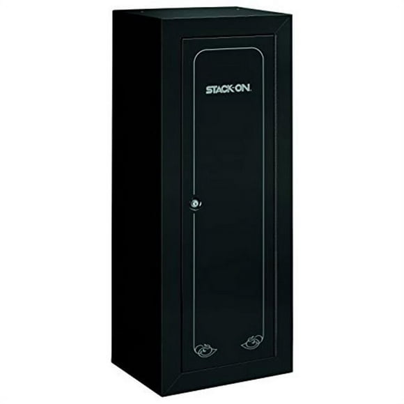 Stack On New 22-Gun Security Cabinet with Foam Barrel Rests, Black