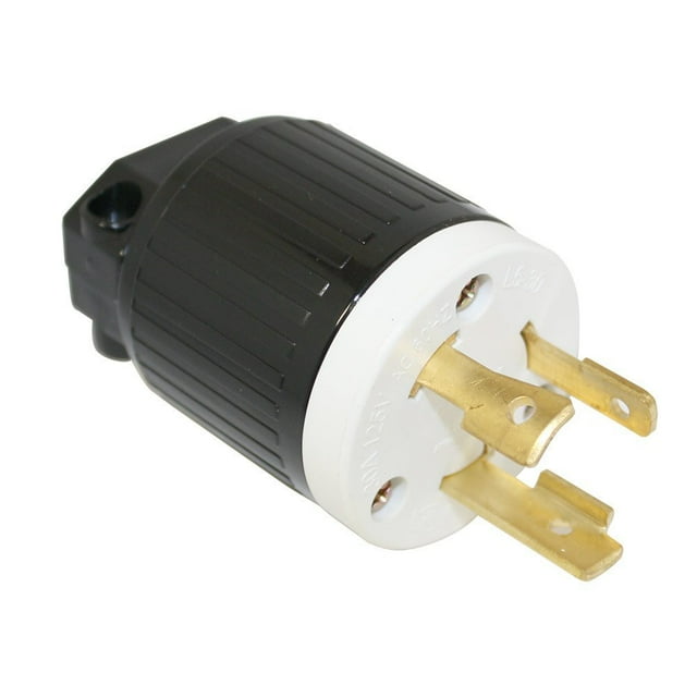 Superior Electric 30 Ampères, 125V, Verrouillage par Rotation Prise 3 Fils Robuste YGA024