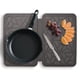 thumbnail image 1 of Tapete de Secado de Platos de Piedra: Tapete de Cocina Plegable Súper Absorbente y de Secado Rápido con Correas de Silicona para Protección de Platos, Secado Rápido, Gris Oscuro, 1 of 9