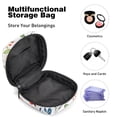 thumbnail image 4 of Sanitary Napkin Storage Bag for Girls Women, Portable First Period Pads Bag Tampons Holder Girls Travel Makeup Bag, Large Capacity Colorful Floral Background, 4 of 6