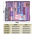 thumbnail image 3 of Wijzvio Gifts For 21th Birthday Throw Blanket Soft Fuzzy Fleece Blanket For Couch Bed Living Room Decoration 80"X60", 3 of 9