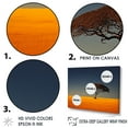 thumbnail image 3 of Designart "Minimalist Photo Of African Landscape" Africa Picture Framed Wall Decor, 3 of 5