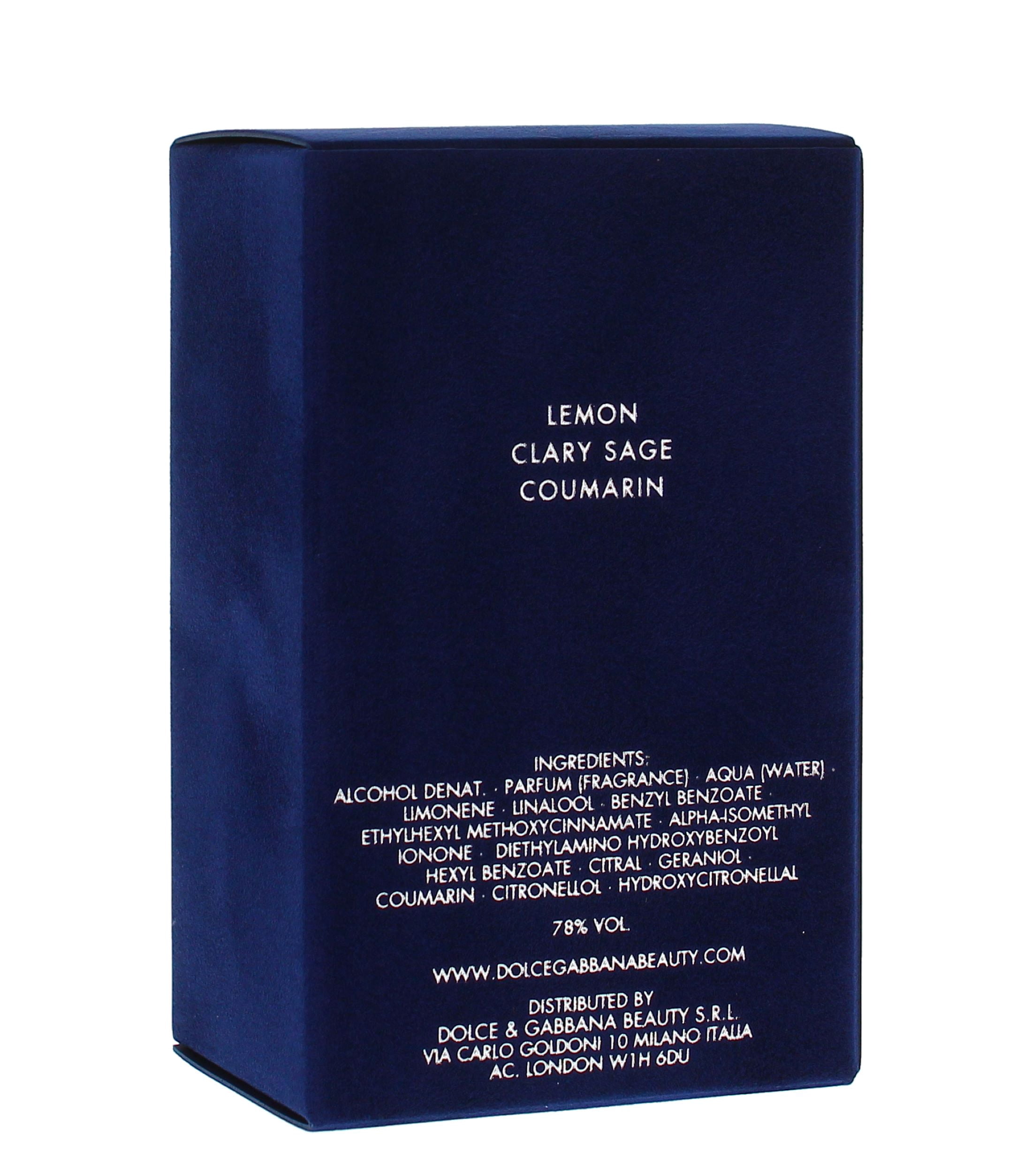 Dolce & Gabbana Pour Homme Eau de Toilette Spray for Men, 2.5 oz EDT