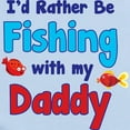thumbnail image 2 of CafePress - I'd Rather Be Fishing With My Daddy Infant Bodysui - Baby Light Bodysuit, Size Newborn - 24 Months, 2 of 4