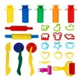 thumbnail image 1 of EeaseCA Ensemble de 25 Pcs Outils de Pâte à Modeler Colorés pour Enfants Tout-Petits, 1 of 7