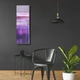 thumbnail image 5 of Epic Art 'Purple Rain II' by Erin Ashley, Acrylic Glass Wall Art, 16"x48", 5 of 8