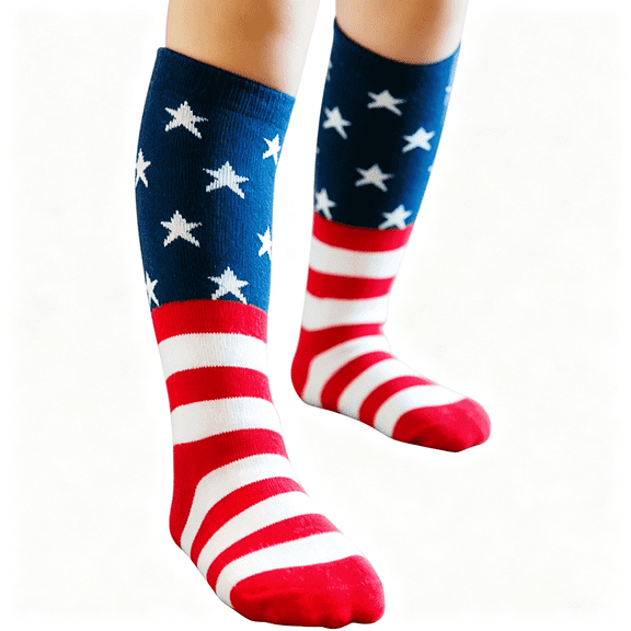 OQRKI Usa Flag Socks Kids Socks for Boys,Girls,Baby,Toddler&Child Usa Socks Kids