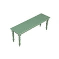 thumbnail image 2 of Boraam Carolina Backless Dining Entryway Bench - Equestrian Green Rubberwood Finish, 2 of 3