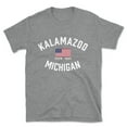 thumbnail image 1 of Kalamazoo Michigan Patriot Men's Cotton T-Shirt, 1 of 1