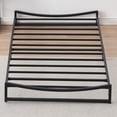 thumbnail image 5 of YUSAZENS Bed Frame, Low Profile Twin Bed Frame, 6-Inch Metal Platform Bed Frame with Steel Slats, Heavy Duty Mattress Foundation, Minimalist Design, Noise-Free, Easy Assembly, Black, 5 of 7
