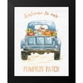 thumbnail image 2 of Nan 12x14 Black Modern Framed Museum Art Print Titled - Pumpkin Patch, 2 of 5