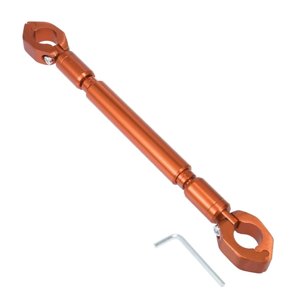 1Set Universal Adjustable Motorcycle Balance Bar Crossbar 22mm Aluminum Alloy Orange Handlebar Motorbike Accessories