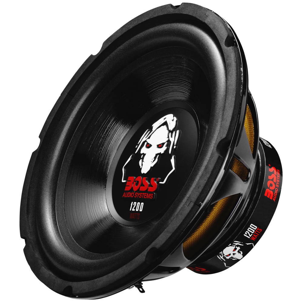 Sold Individually 1600 Watts Maximum Power Single 4 Ohm Voice Coil BOSS Audio Systems P12SVC 12 Inch Car Subwoofer Black