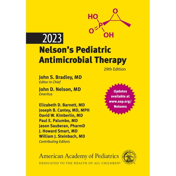 2023 Nelson's Pediatric Antimicrobial Therapy (Paperback)