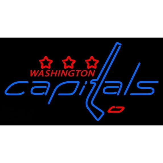 Queen Sense 10" For Washingtons Sports Team Capitals Vivid LED Neon Sign Light Lamp Durable Super Bright 110WCLBNLED