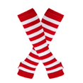 thumbnail image 3 of sweethay 4 pares de calentadores de brazos navideños de punto guantes largos sin dedos guantes elásticos con orificio para el pulgar guantes de Kits de decoración para fiestas sweethay HA039240-00, 3 of 8