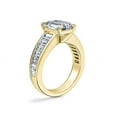 thumbnail image 2 of 3.00 Carat Emerald Cut Moissanite Diamond (D/VVS1) Latest Proposal Ring for Women Solid 18K Yellow Gold Size 10.5 by Diamond-Capitals, 2 of 8