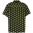 thumbnail image 2 of Elevenparis Mens Smiley Button Up Shirt, Black, X-Large, 2 of 2