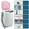 thumbnail image 4 of Canddidliike Washing Machine with Barrel Light Function, Full-Automatic Washing Machine with Built-in Barrel Light, Washing Machine with Energy-saving Design for Indoor, Pink, 4 of 11