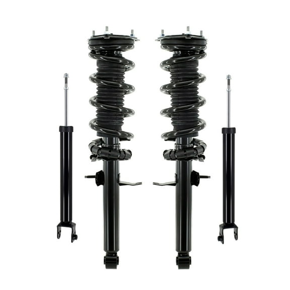 Set Front Quick Complete Strut-Coil Spring-Rear Shock For 2008-2013 Infiniti G37 Coupe RWD