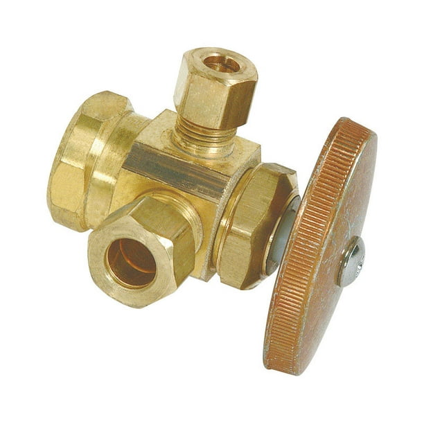 BrassCraft FIP Compression Brass Angle Valve
